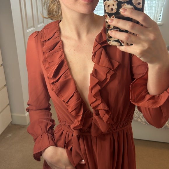 Ruffle Mini Dress - Picture 4 of 4